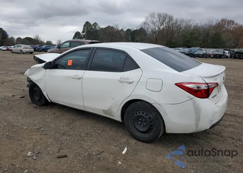 2015 Toyota Corolla L from USA, damaged, VIN 5YFBURHE6FP254411